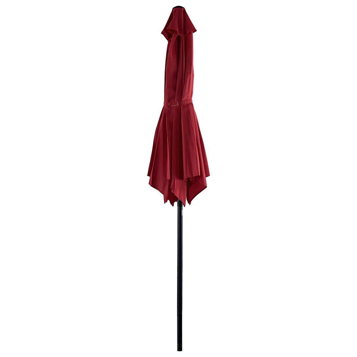 SONNENSCHIRM Hapuna Rot Ø 2,70 m - Rot, Textil (270/270cm) - Happy Garden