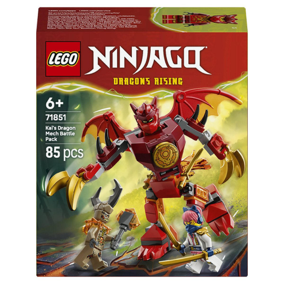 Lego Klemmbausteine Rot 14.1x4.6x12.2 cm
