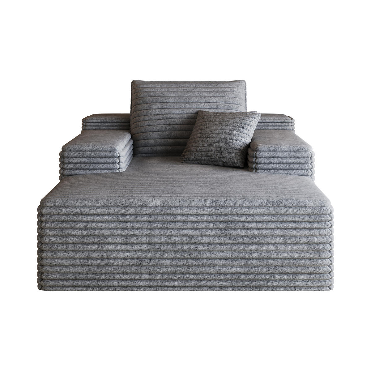 SCHLAFSOFA DE-34763 mit tiefer Sitzfläche Dunkelgrau - Dunkelgrau, Textil (159/60/115cm) - ComfortXL
