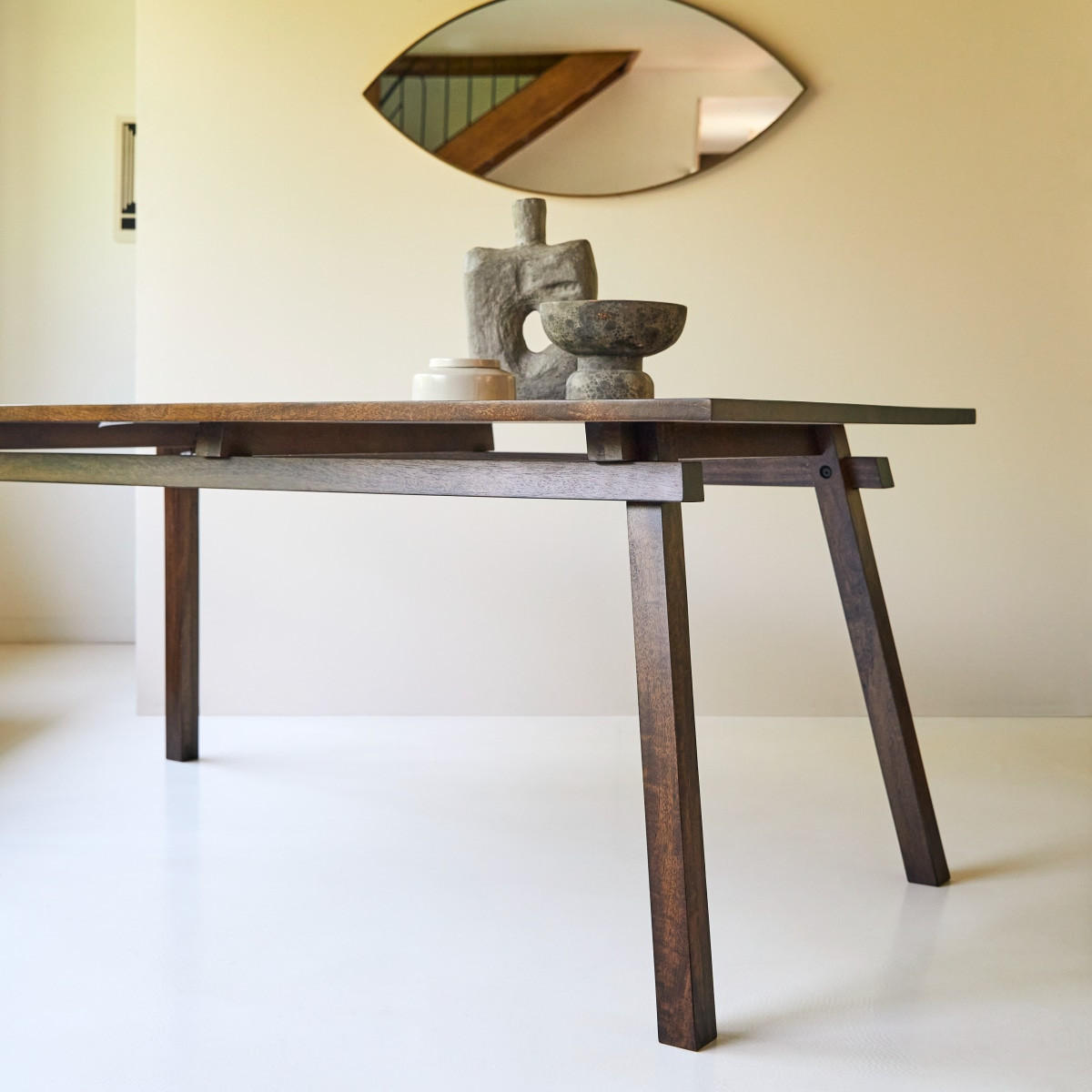 TISCH Arko Braun aus Mango - Braun, Holz (90/180/76cm) - Tikamoon