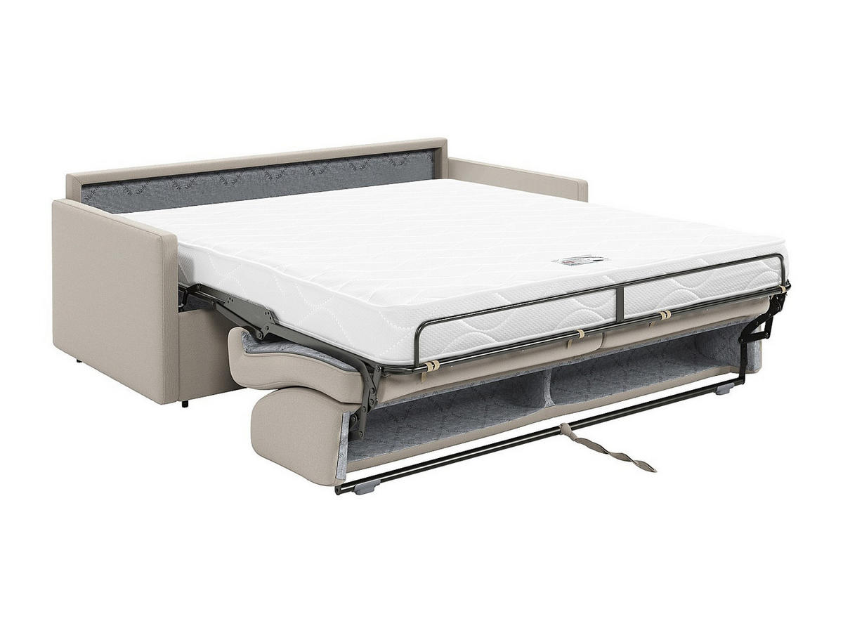 SCHLAFSOFA - 2 Personen - Stoff - Beige - - Beige, Textil (150/85/223cm) - Vente-Unique