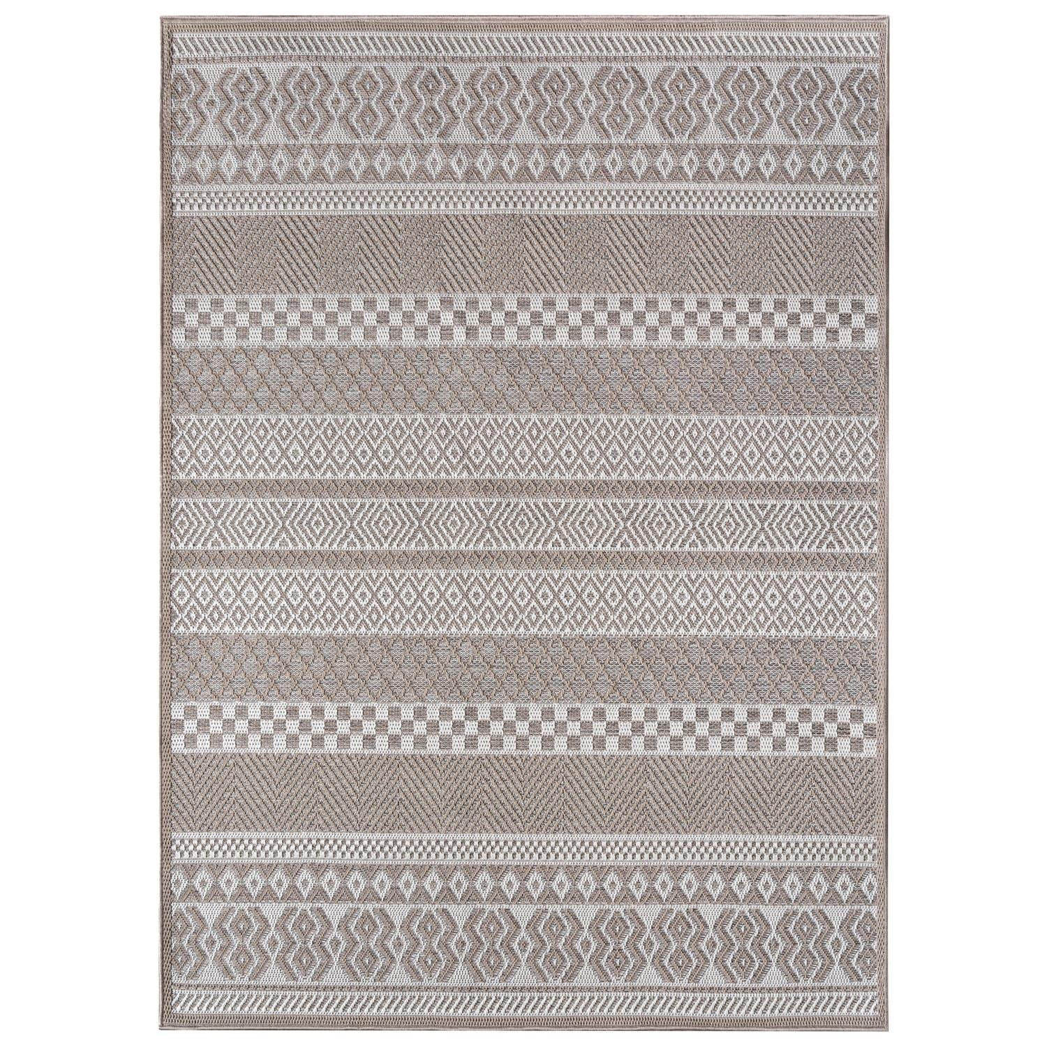 OUTDOOR-TEPPICH VERMONT 183 BEIGE 120X160 - Beige, Textil (120/160cm) - Paco Home