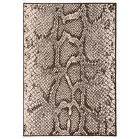 DESIGNER TEPPICH SAMBA SCHLANGEN TIERMUSTER - Beige, Textil (140/200cm) - Pergamon