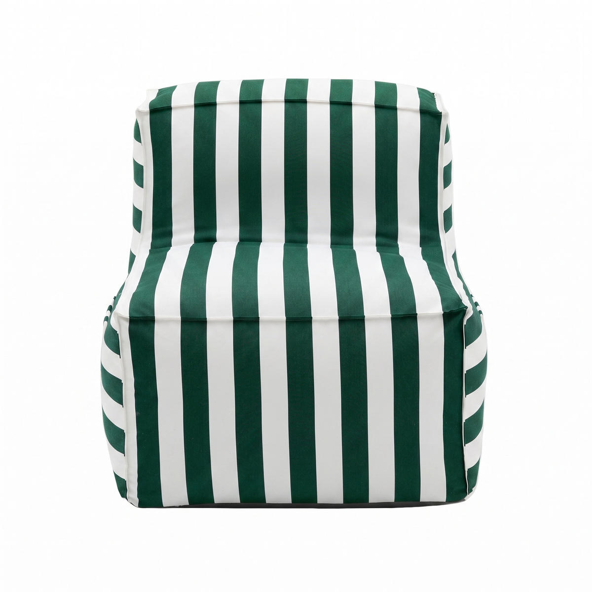 OUTDOOR Sitzsack SOFT mit Rückenlehne für Garten & Terrasse, Grün - Grün, Textil (70/75/100cm) - Muffo