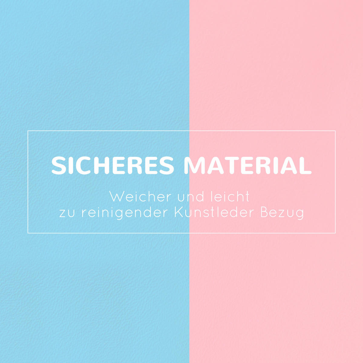 BAUSTEINSET 2er-Set Bauspielzeug für 12-36 Monate Kinder EPE Rosa+Blau - Multicolor, Kunststoff (49/47/147cm) - HOMCOM