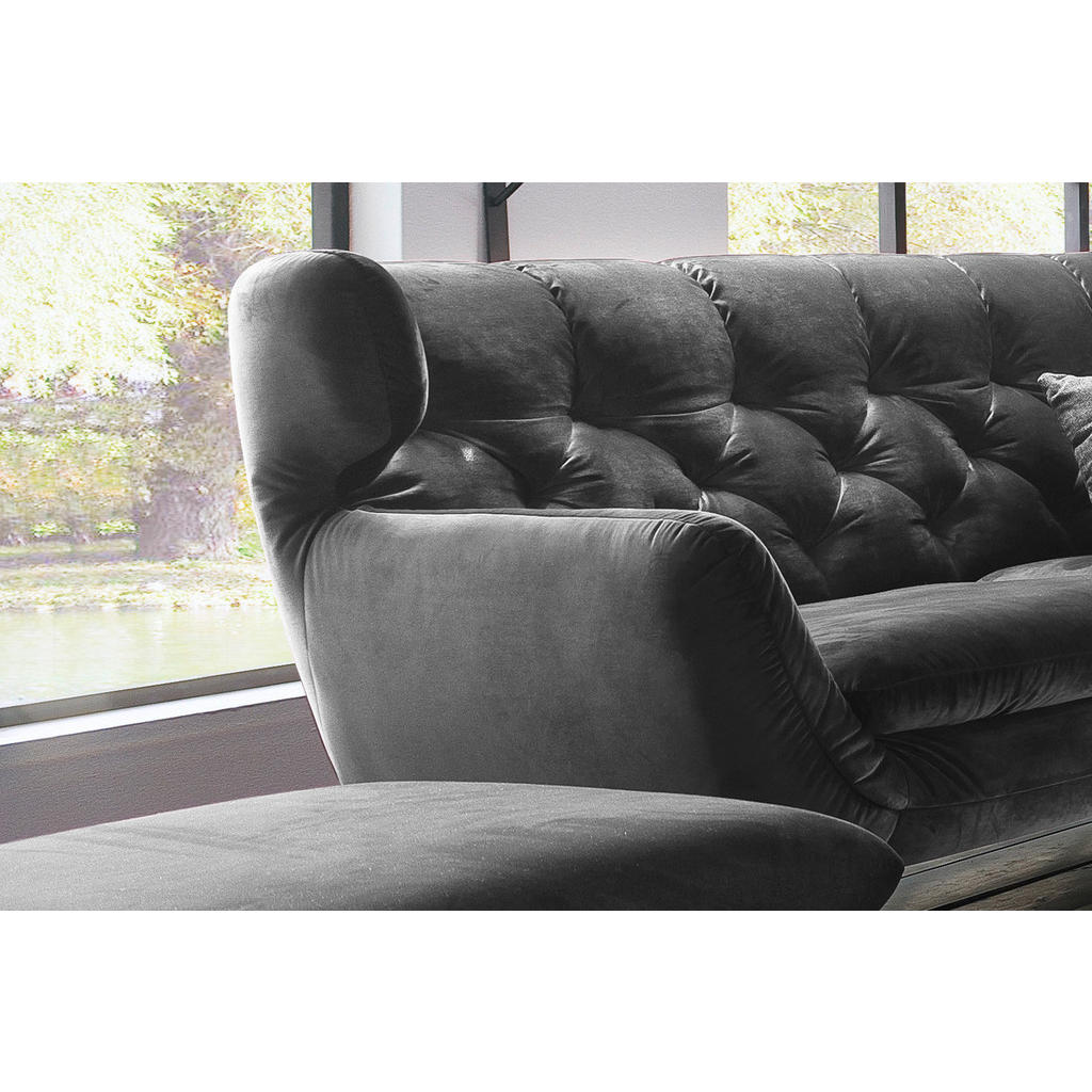 Thumbnail - Kawola Sofa, Grau, Textil, Echtholz, Füllung: Komfortschaum, 200x94x95 cm, Wohnzimmer, Sofas & Couches, Sofas