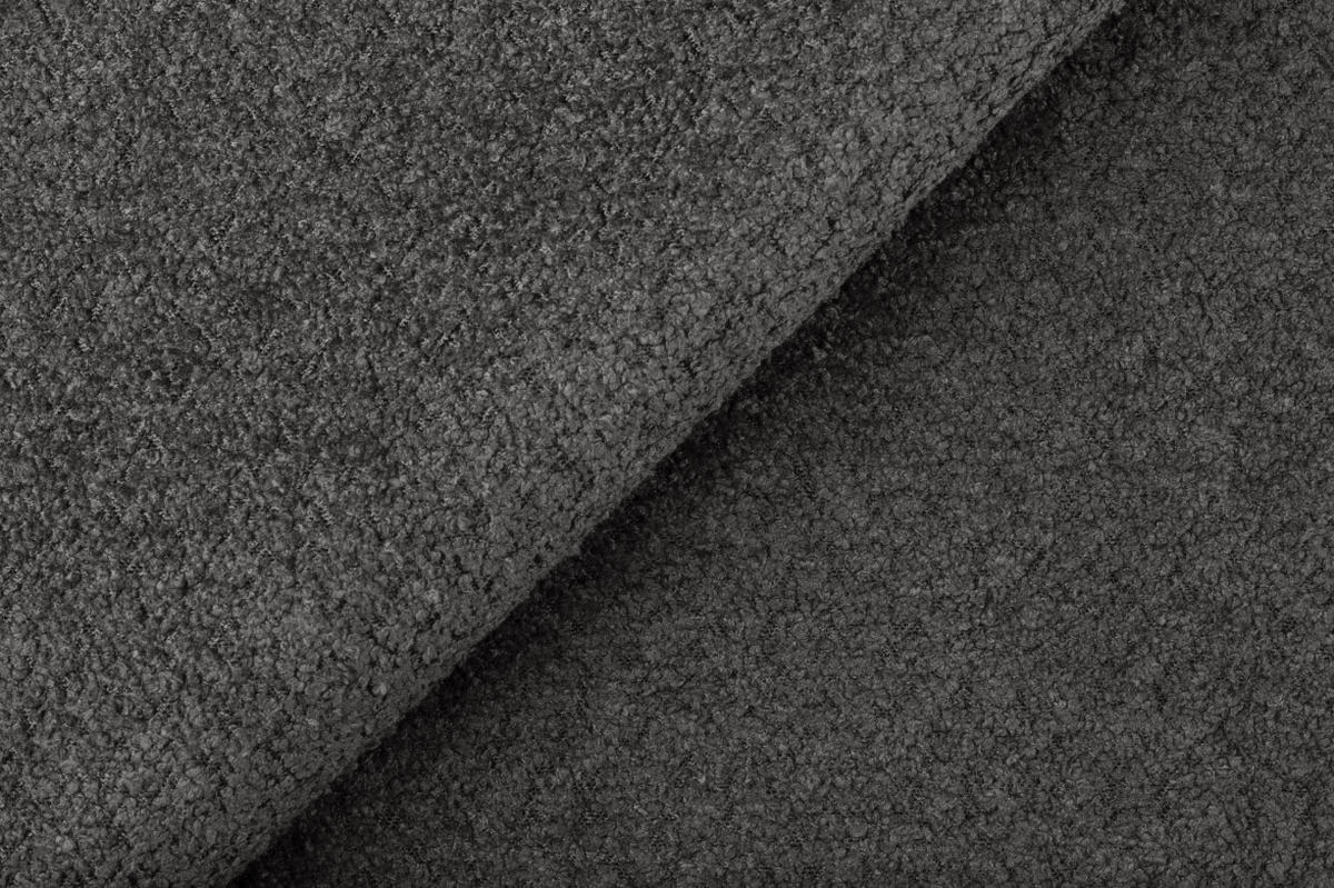 SOFA FEBE 3-Sitzer, dunkelgrau - Dunkelgrau/Schwarz, Holz/Textil (190/82/96cm) - Courtois Laville