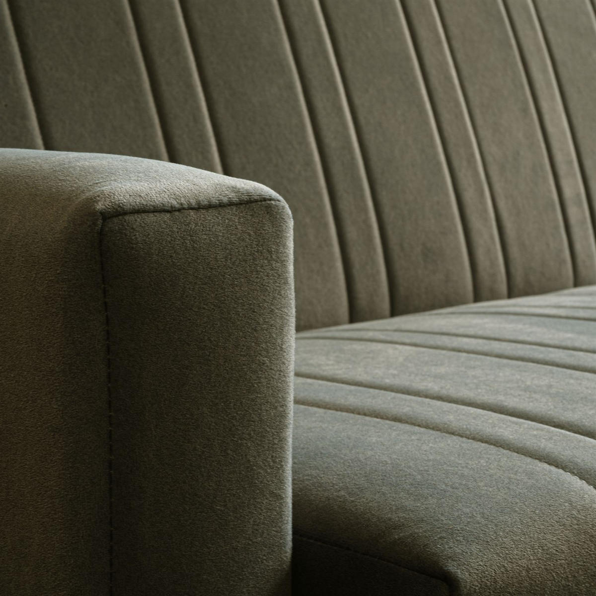 SCHLAFSOFA VERO MAX mit Schlaffunktion Castel 39 - Grün, Textil (191/88/90cm) - Lookway