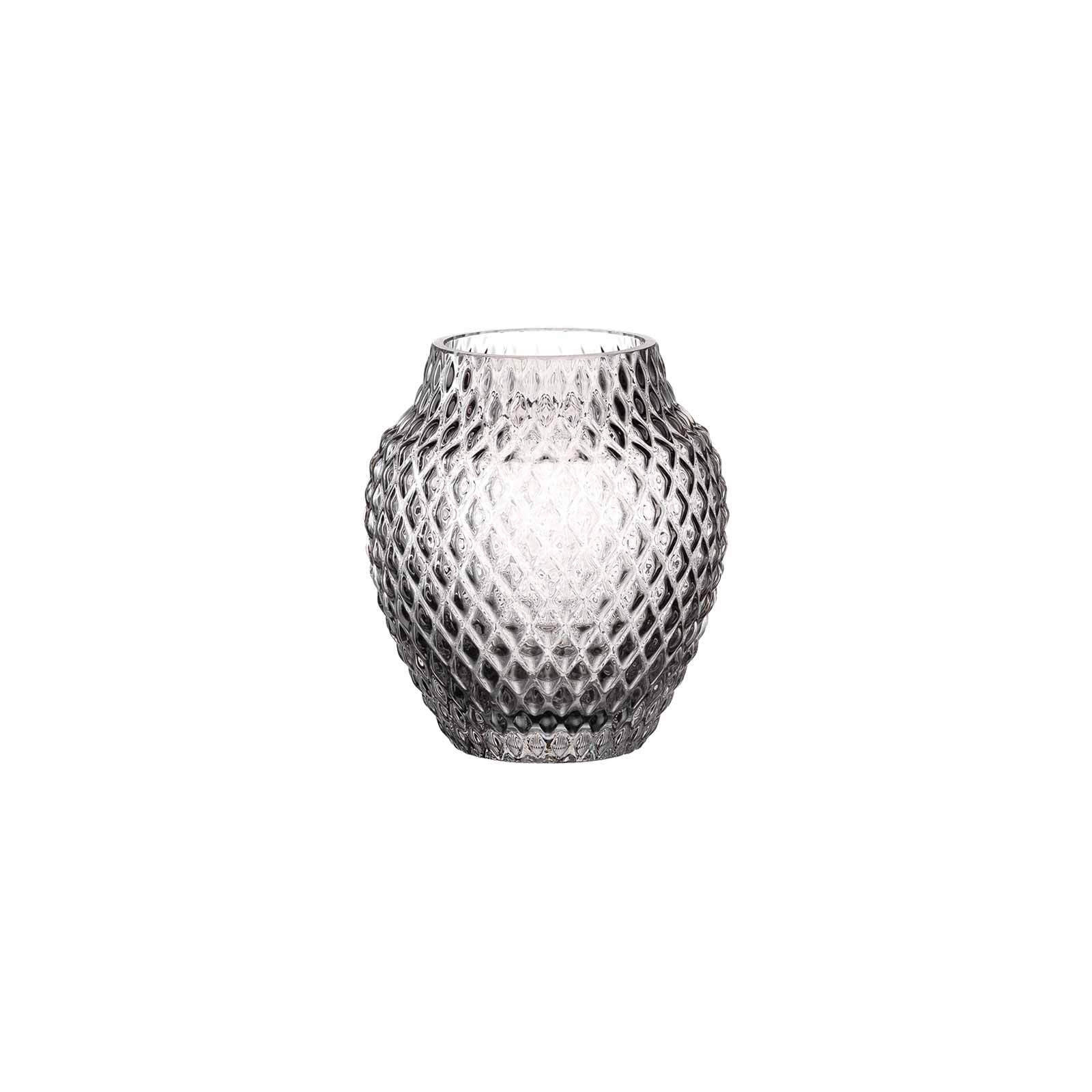 VASE Poesia Grau 11.0 cm - Grau, Glas (11cm) - Leonardo Living