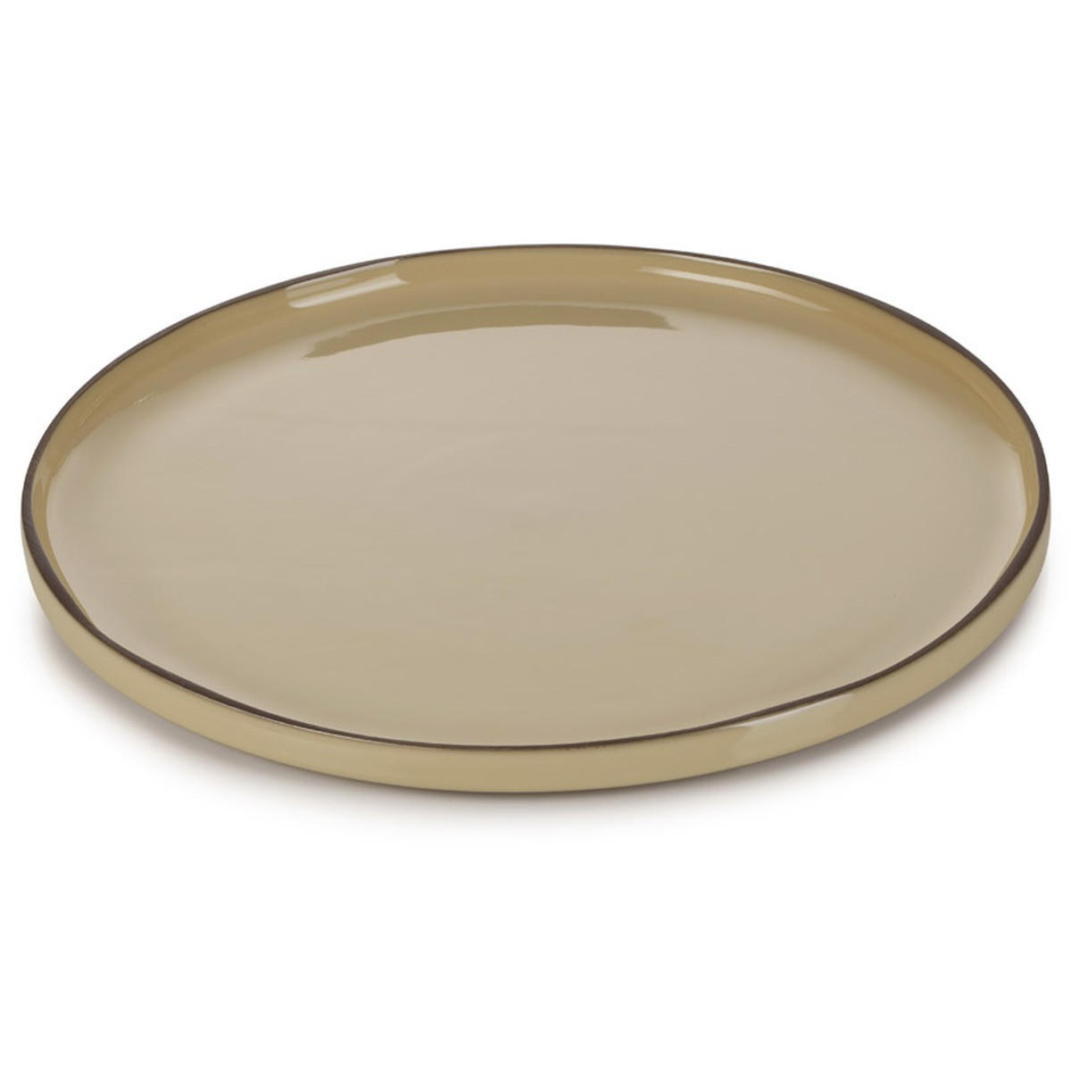 PRÄSENTATIONSPLATTE CARACTERE 33 cm Muscade - Cappuccino, Keramik (33/2/33cm) - Revol Porcelaine France