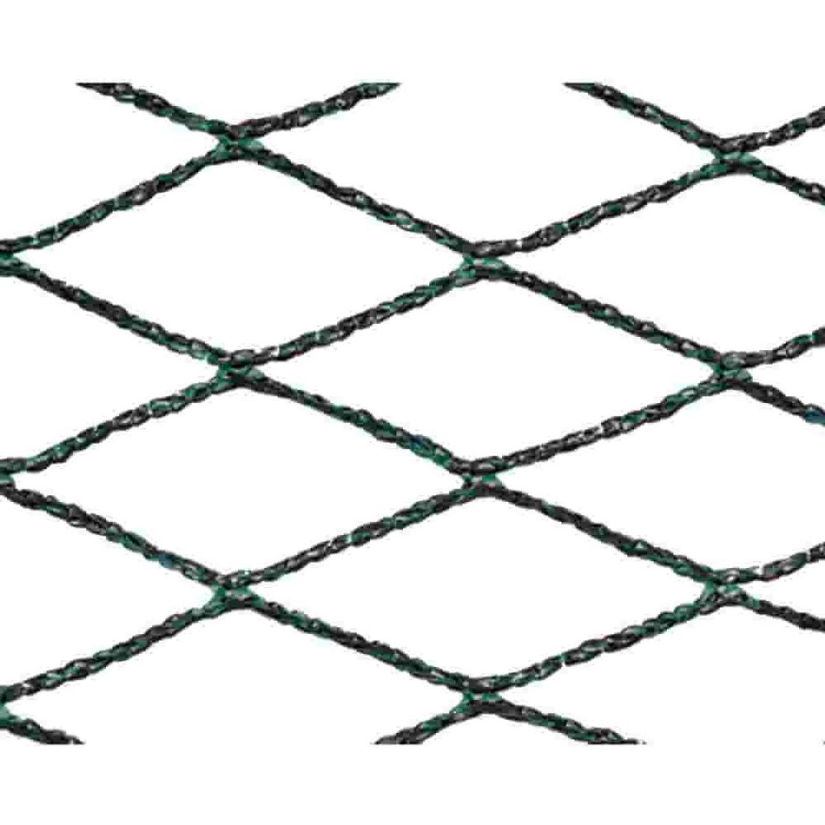 VOGELSCHUTZNETZ für Teich und Garten, Grün, 8 m x 50 m (400m²) - Dunkelgrün, Kunststoff (800/5000cm) - KLASEBO
