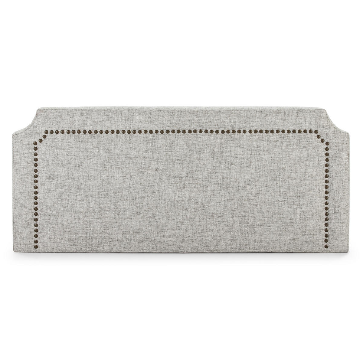 KOPFTEIL 140x60 cm Leonor Grau - Grau, Textil (8/60/140cm) - VS Venta-stock