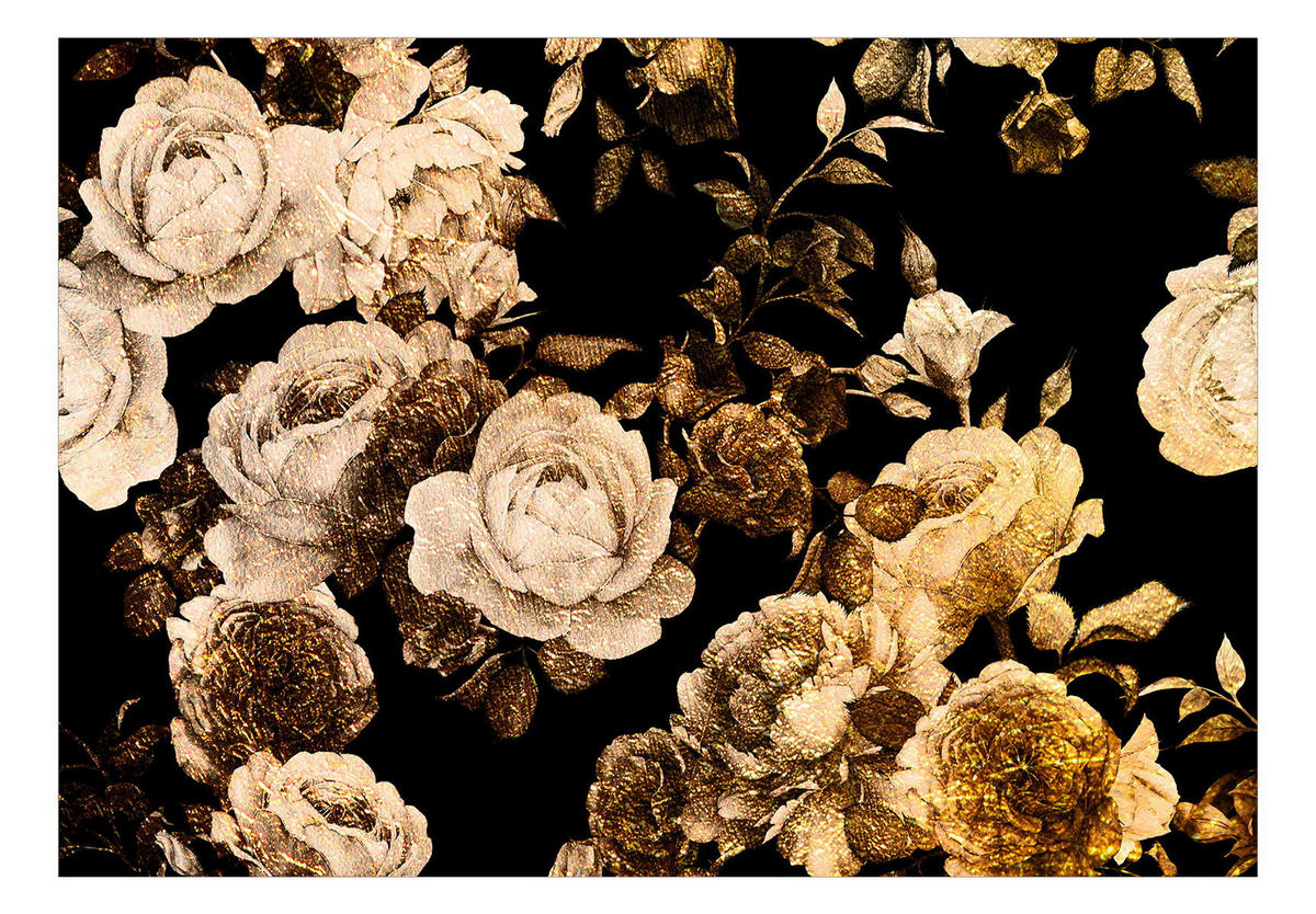 SELBSTKLEBENDE FOTOTAPETE 98/70 cm - Schwarz/Braun, Kunststoff/Textil (98/1cm) - KUNSTLOFT
