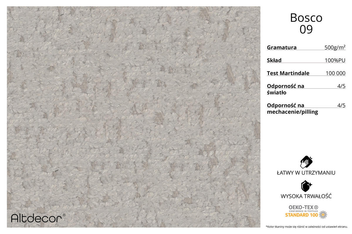 ECKSOFA mit Schlaffunktion Ottomane RECHTS OLEA-L2 321x164x75 Hellgrau Tissu - Silberfarben/Schwarz, Holzwerkstoff/Kunststoff (164/321cm) - ALTDECOR