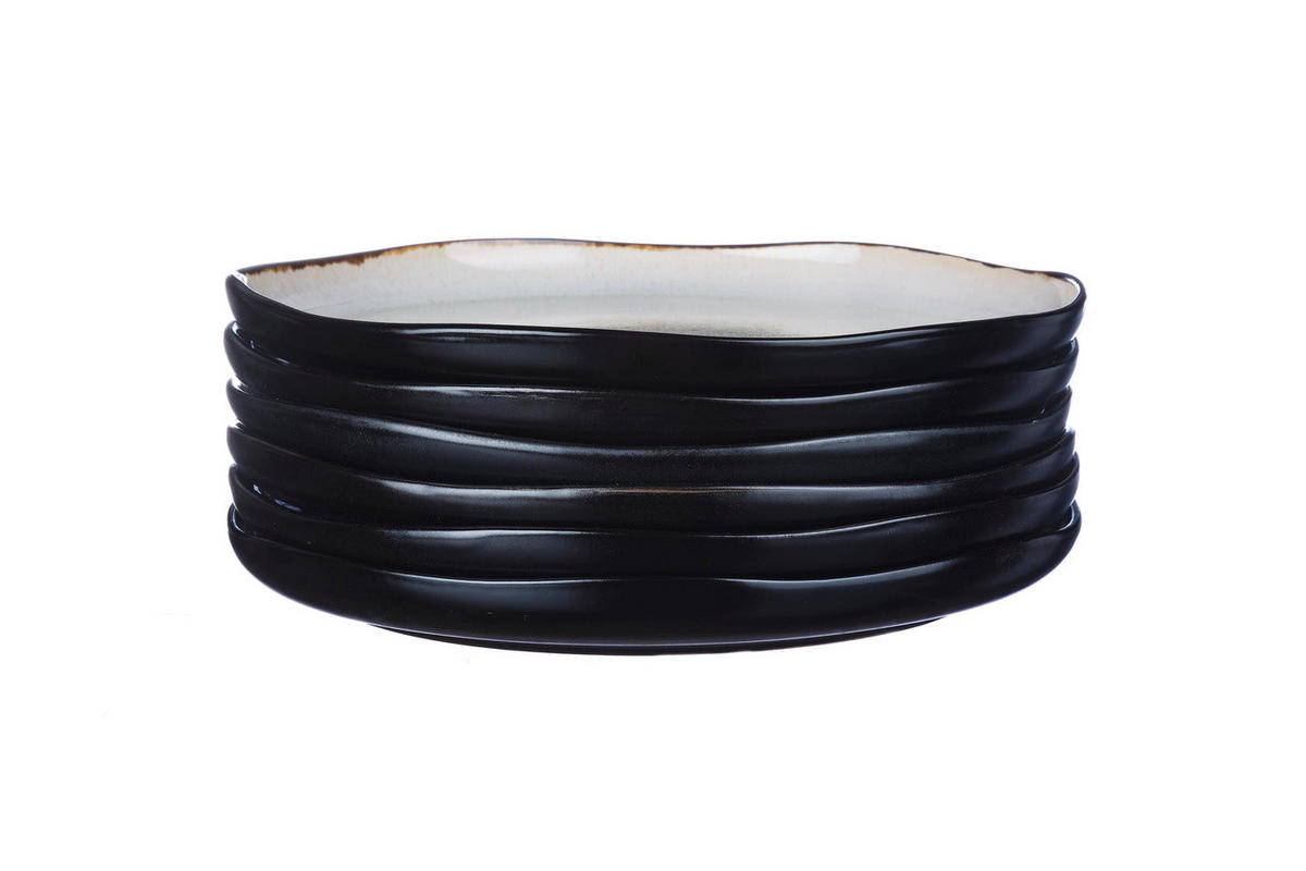 TELLER Iris Ø26cm - 6er-Set - Elfenbeinweiß - Weiß, Keramik (26cm) - Björn