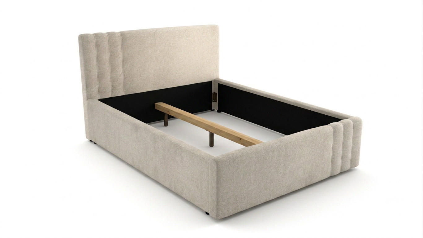 Milaros Markt Polsterbett Kaschmir, Beige