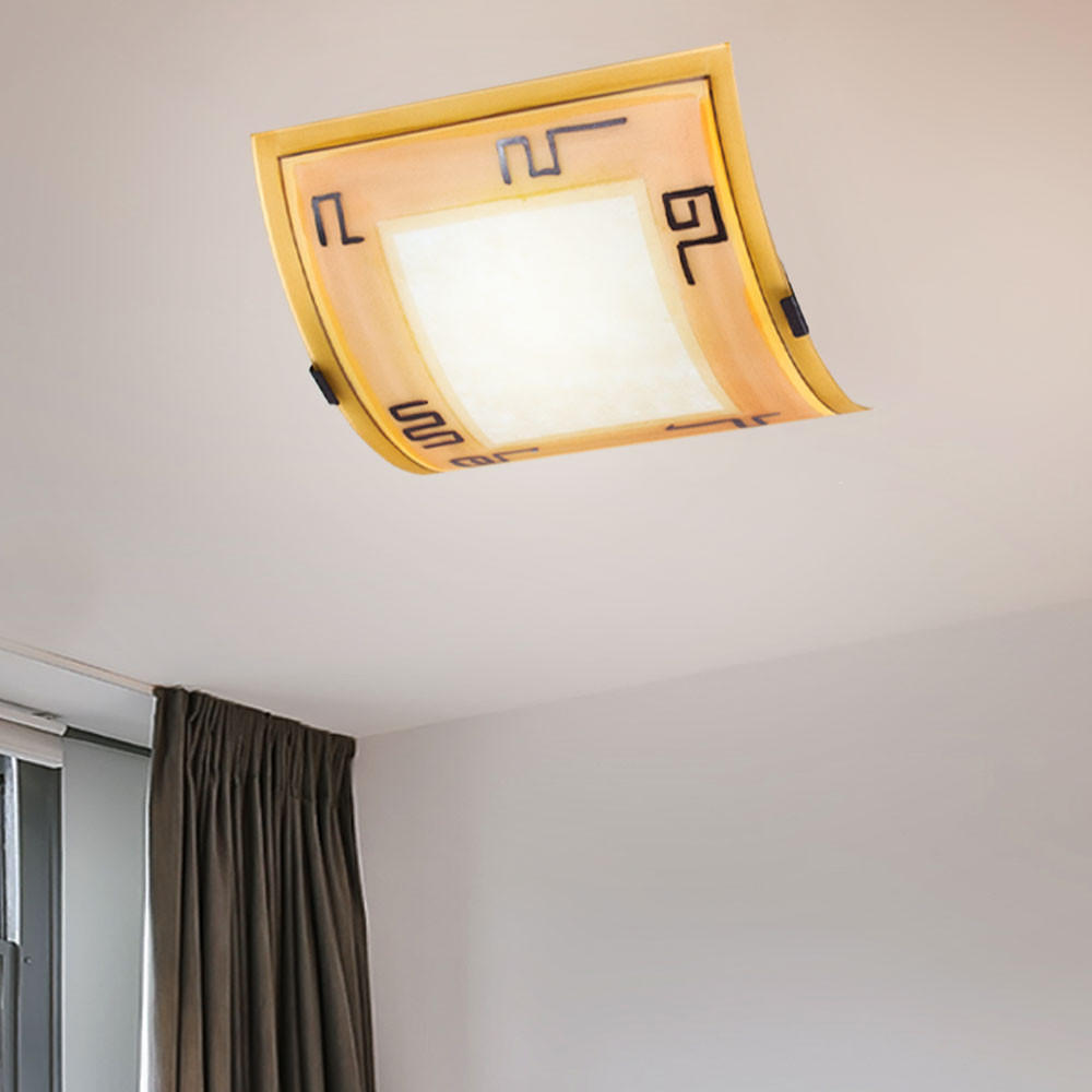 Thumbnail - Led, Gelb, Glas, F, 28x10x29 cm, Lampen & Leuchten, LED Beleuchtung, LED-Wandleuchten