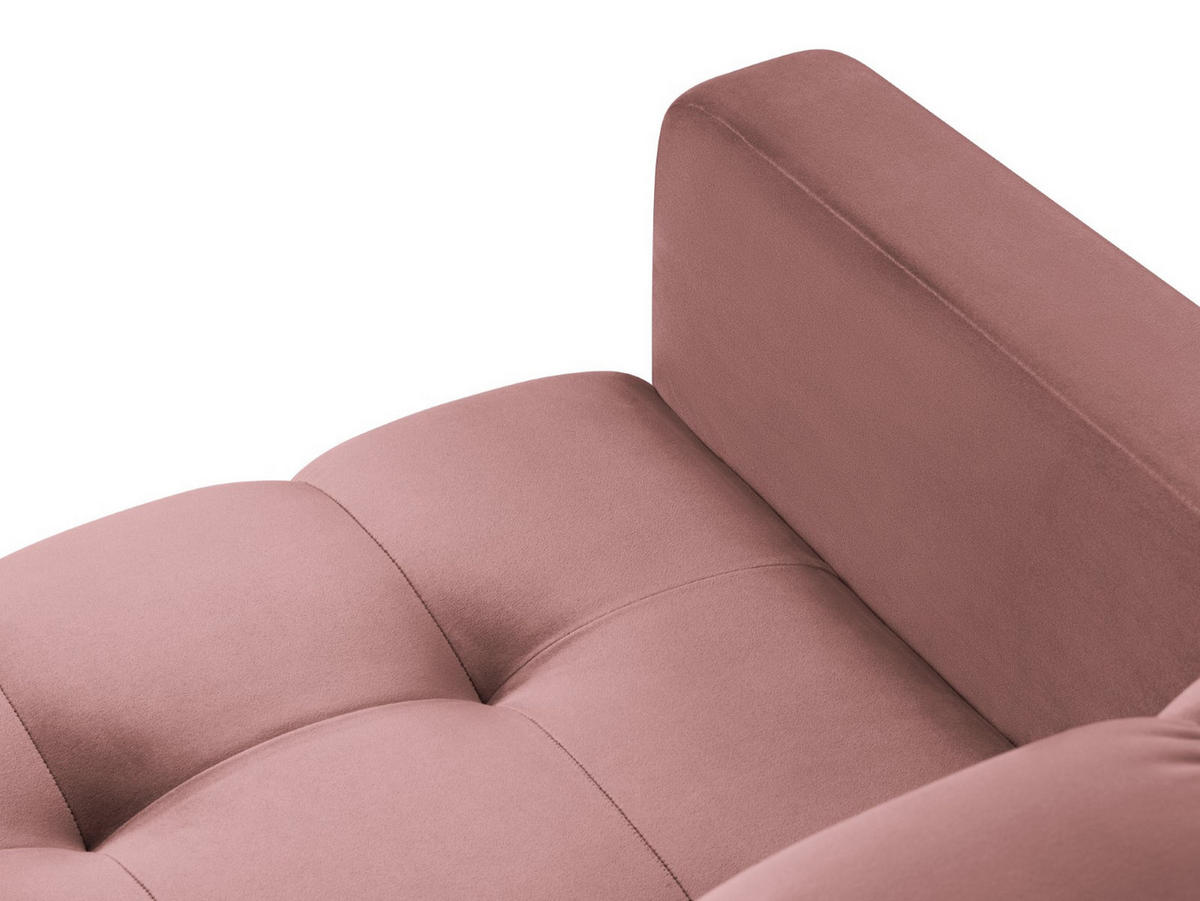 SESSEL Mamaia aus Samt rosa - Pink, Textil (92/75/87cm) - Micadoni