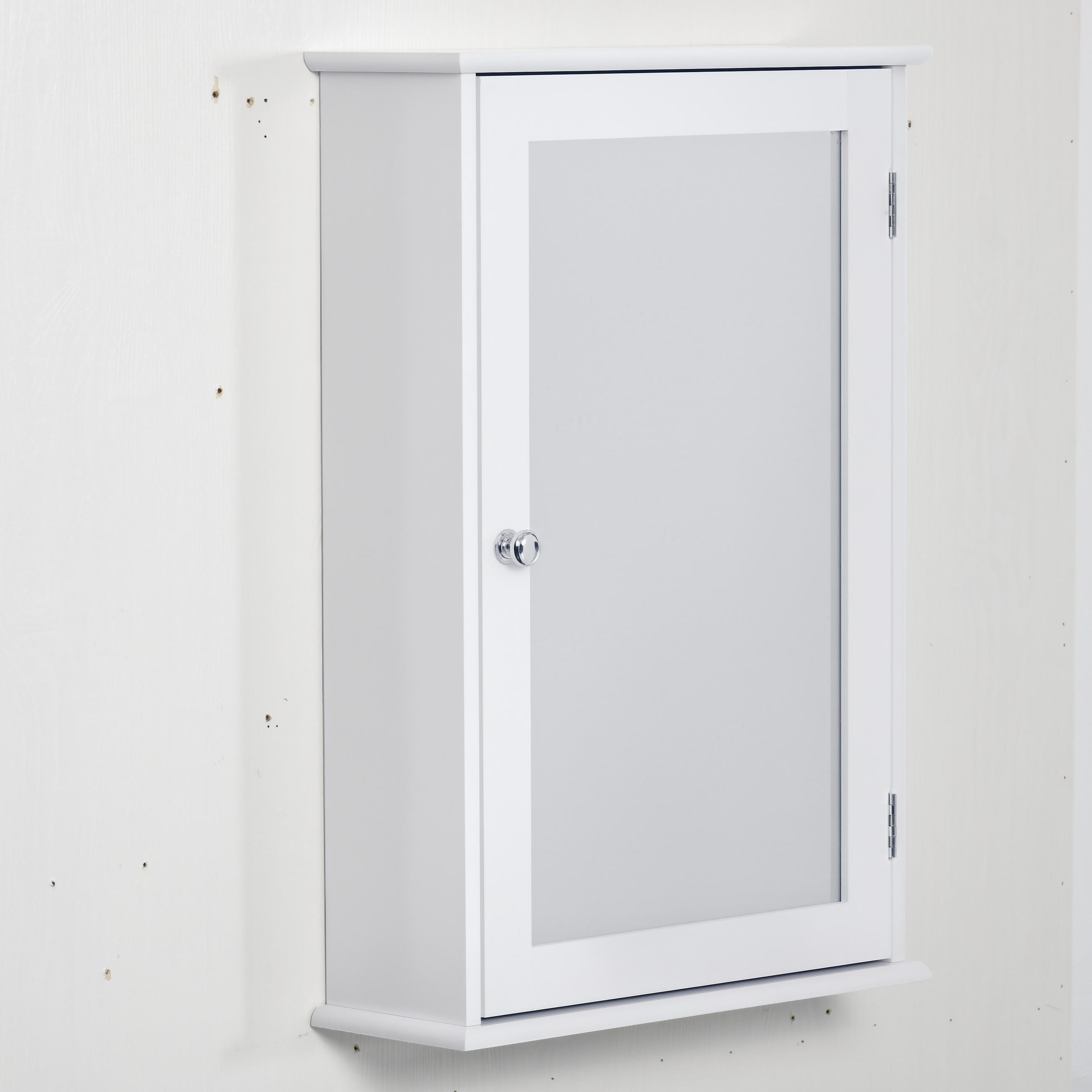 Pangivo Spiegelschrank Weiß 14x60x41 cm