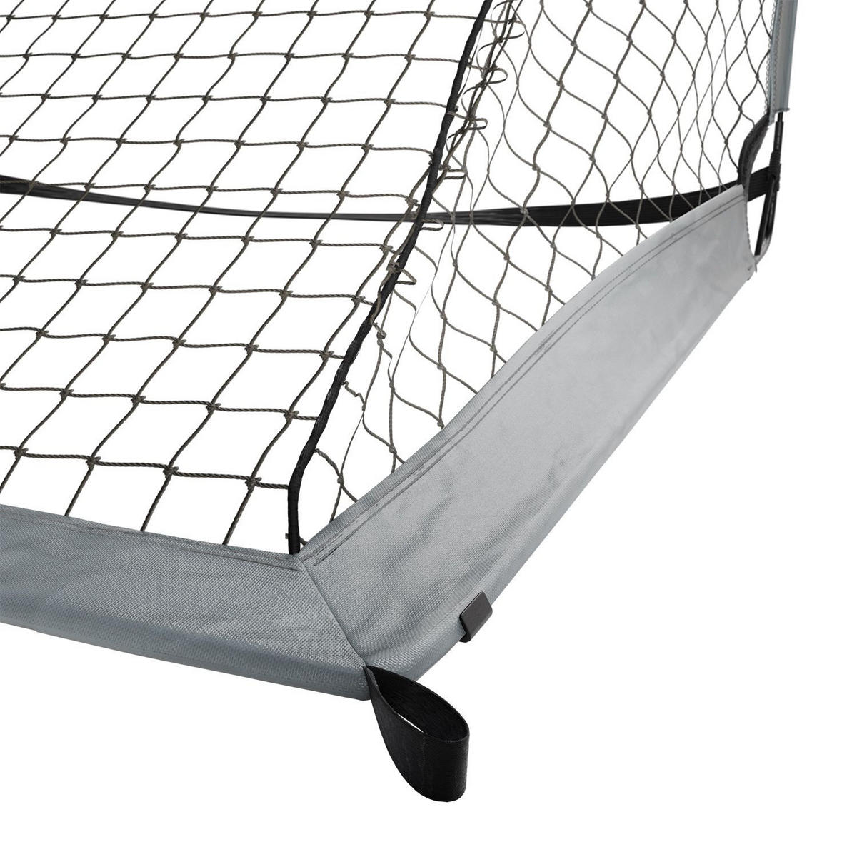 FUSSBALLTOR Goal Master Pop-up inkl Zubehör grau (2er-Set) - Grau, Kunststoff (120/90cm) - Artsport