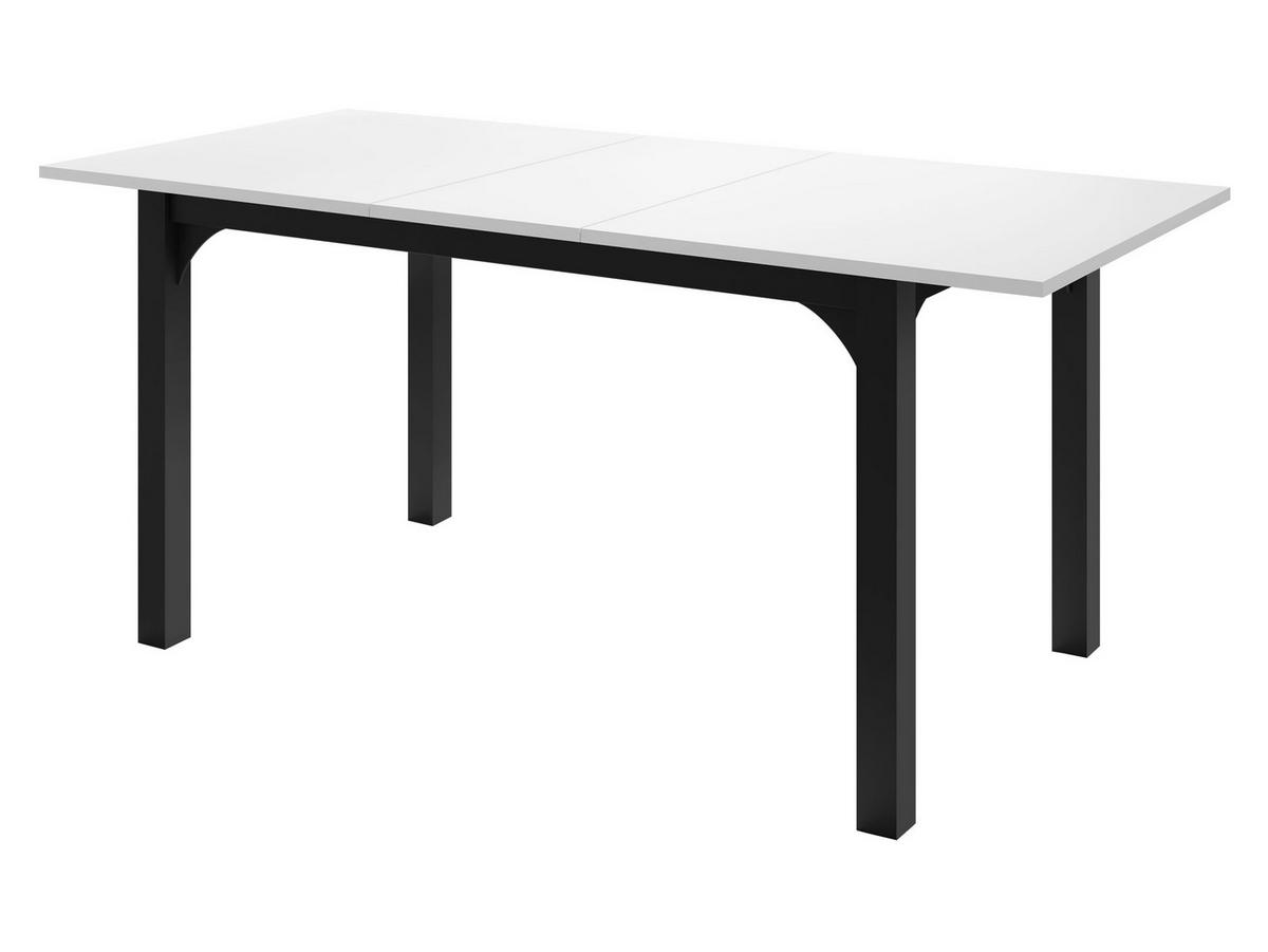 ESSTISCH Focus 140 - Kaschmir/Schwarz, Holzwerkstoff/Metall (80/140/76cm) - MIRJAN24