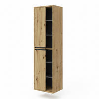 BADSCHRANK Viola Artisan-Eiche 50 x 170 cm - Eiche Artisan, Holzwerkstoff (50/170/33cm) - Vicco