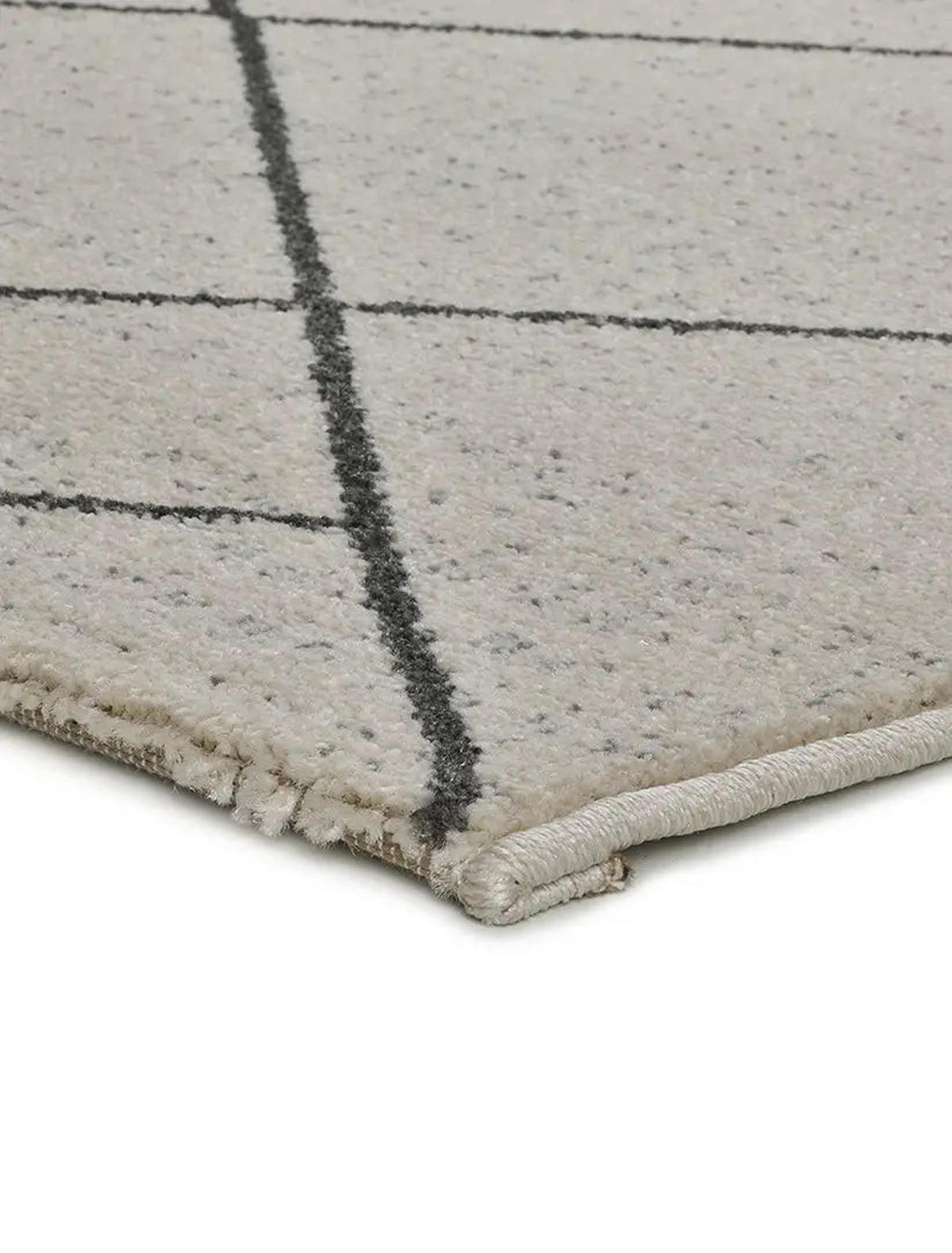 KURZFLORTEPPICH Weiß Malika 160/230 cm - Weiß, Naturmaterialien/Textil (160/230cm) - Atticgo