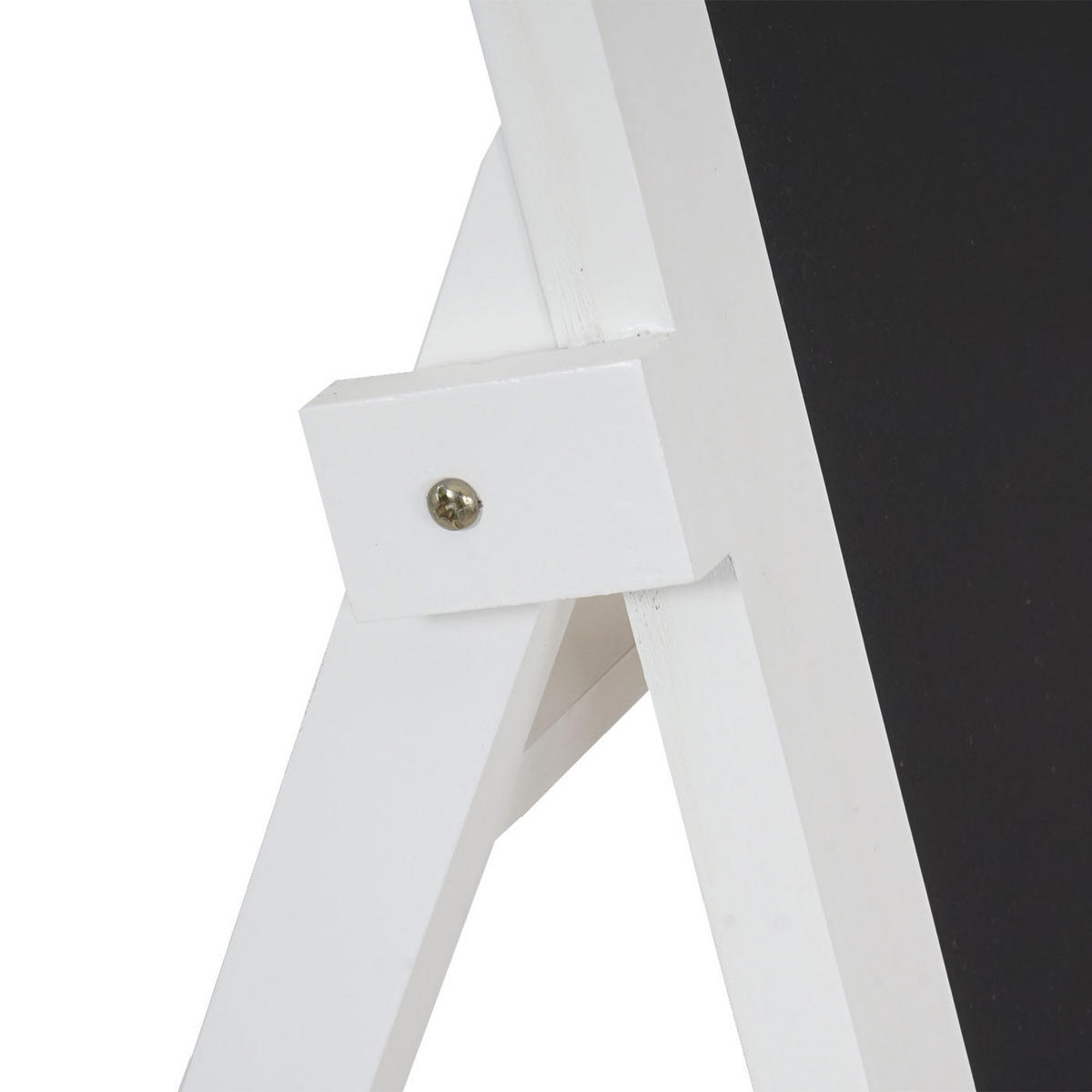 WERBETAFEL 66x39x33cm Weiß lackiertKundenstopper Dekotafel - Weiß, Holz (39/66/33cm) - PROREGAL