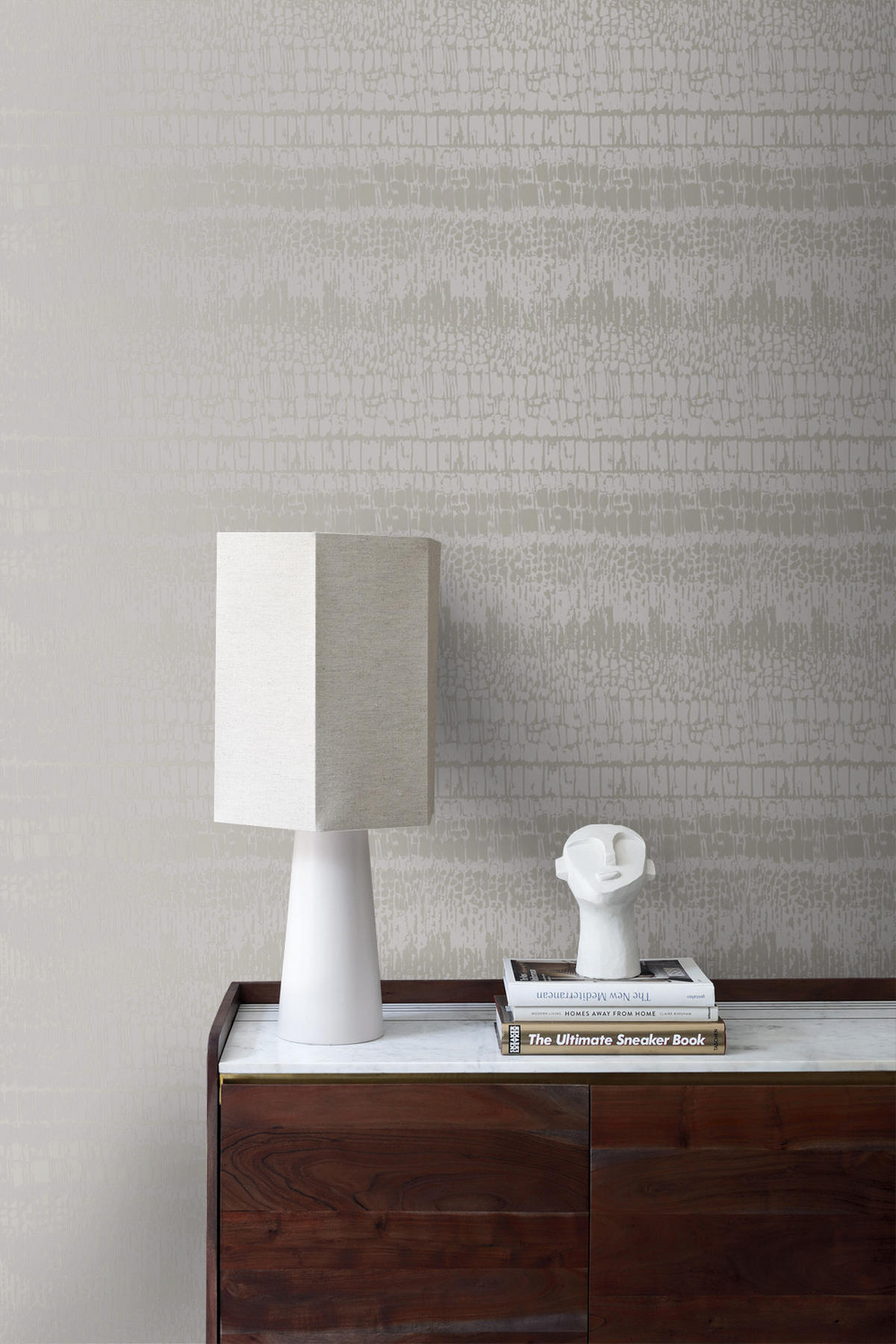 TAPETE Tierhautmuster 53 cm x 10.05 m - Lila, Papier (53/1000cm) - Origin Wallcoverings
