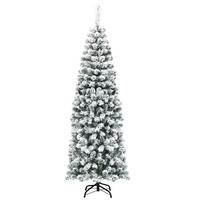 WEIHNACHTSBAUM Weiß - Weiß, Kunststoff (180cm) - COSTWAY