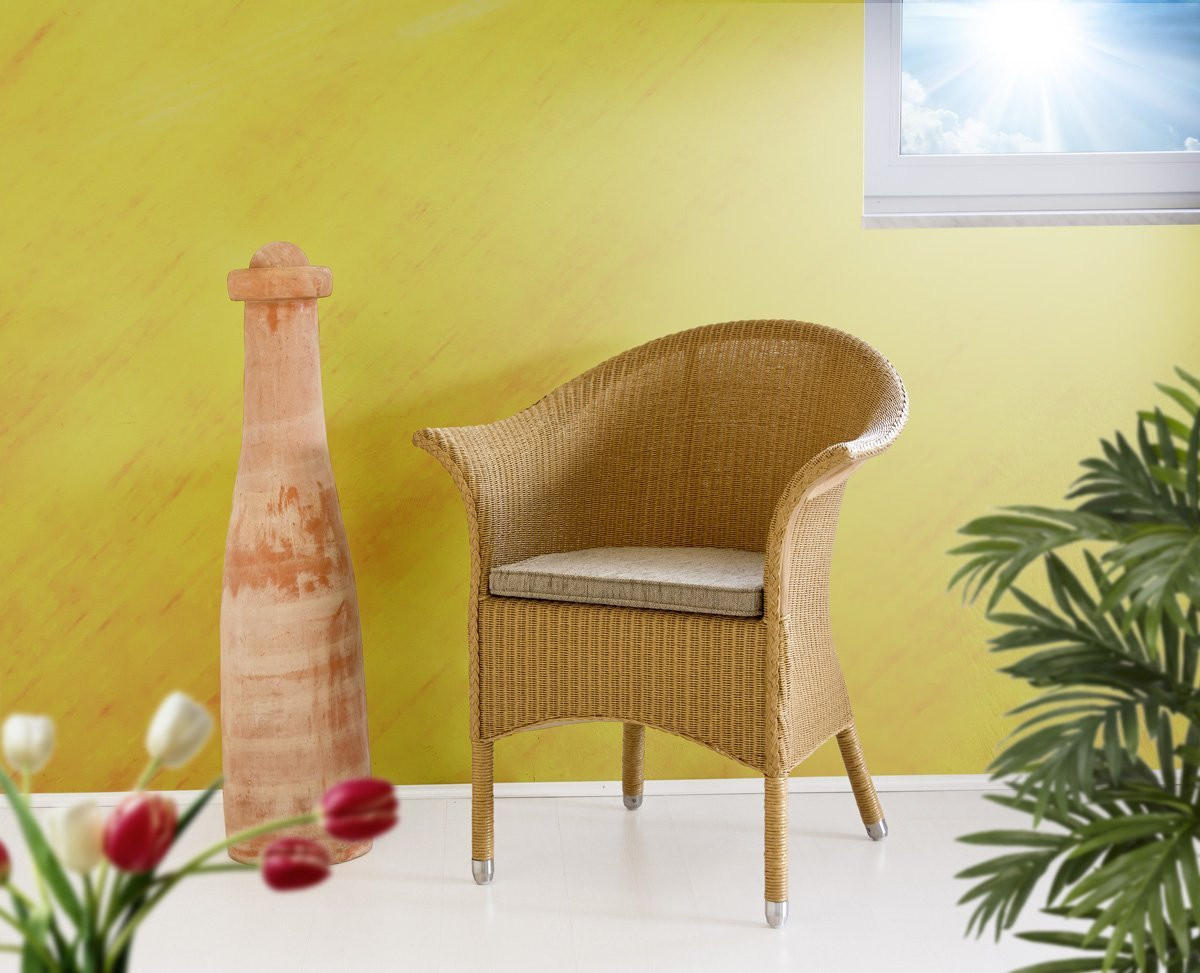 CHARLOTTE Relaxsessel - Hellbraun, Holzwerkstoff (72/85/57cm) - Sedex