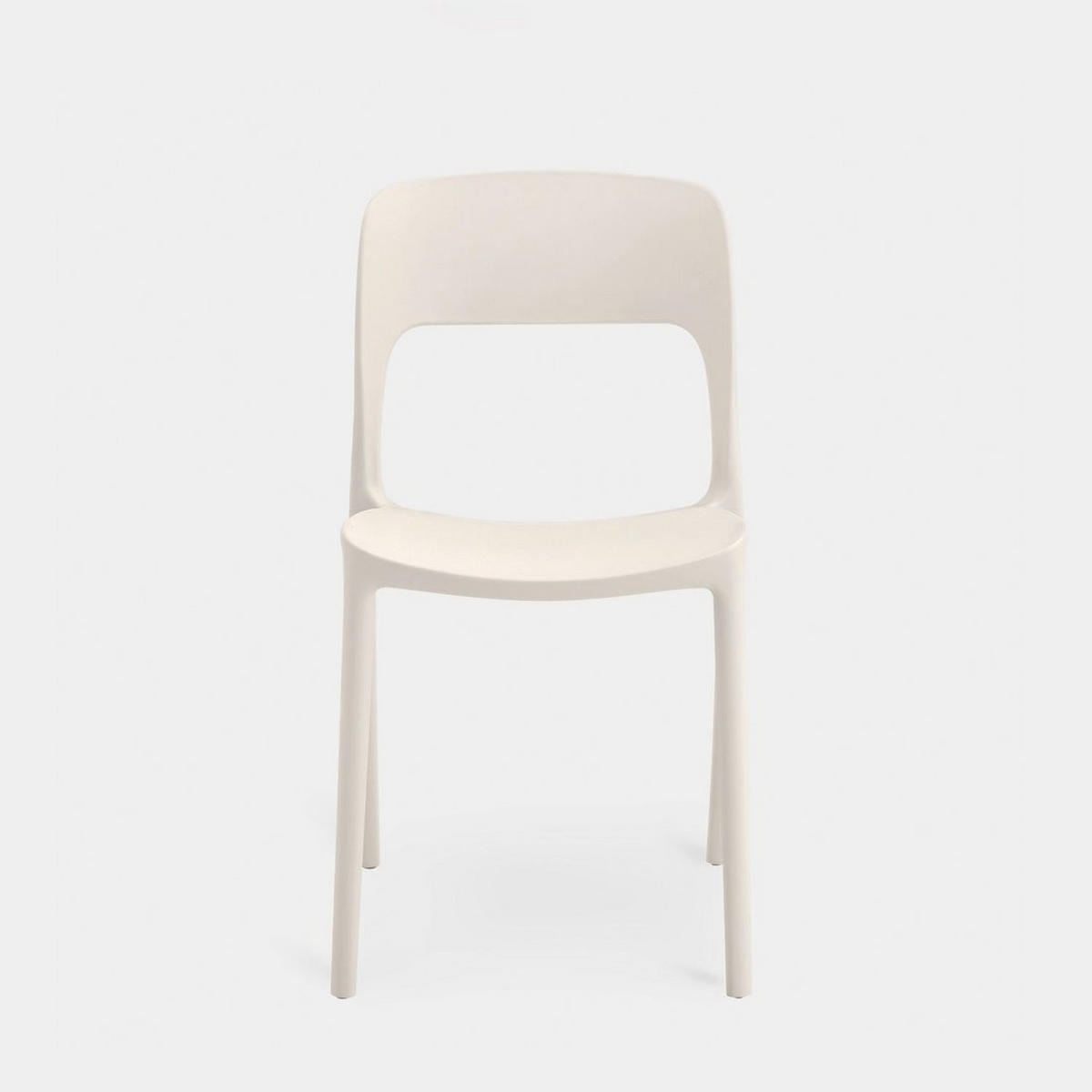 STUHL FÜR DRAUSSEN Klint Beige 46 cm x 83 cm - Beige, Kunststoff (46/83/58cm)