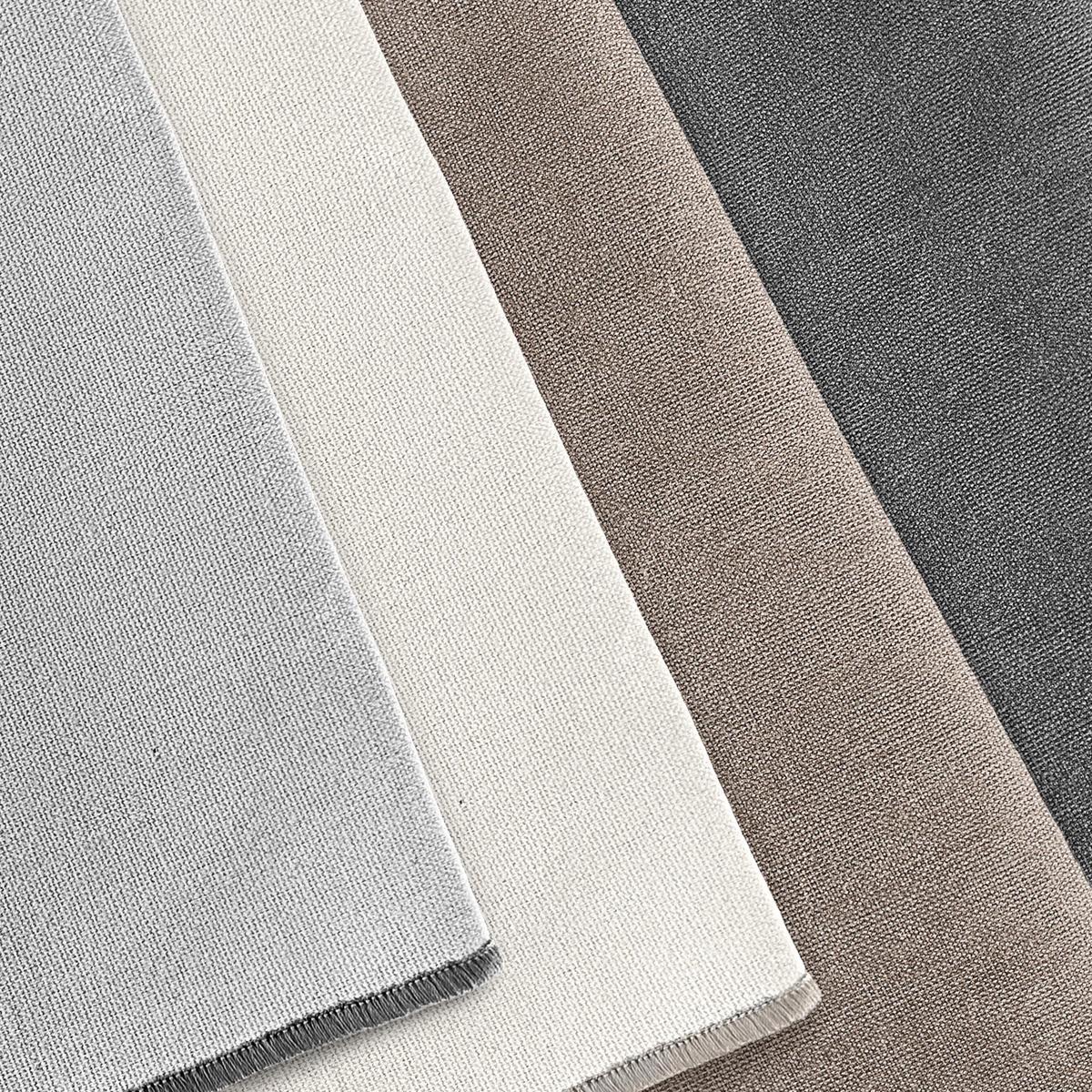 SERVIETTEN aus Halbleinen - Hellgrau, Textil (45/45cm) - Miqio Design