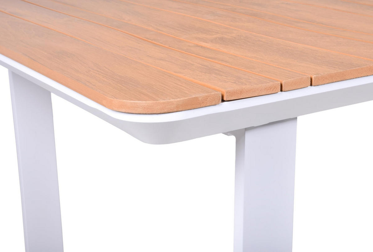 GARTENTISCH Klaus Terrassentisch - Braun, Kunststoff (200/100/75cm) - DELUKE