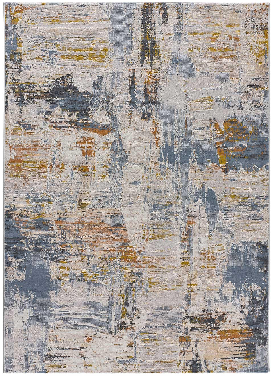 Atticgo Kurzflorteppich Mehrfarbig, Beige, Blau, Kupfer 192x290 cm