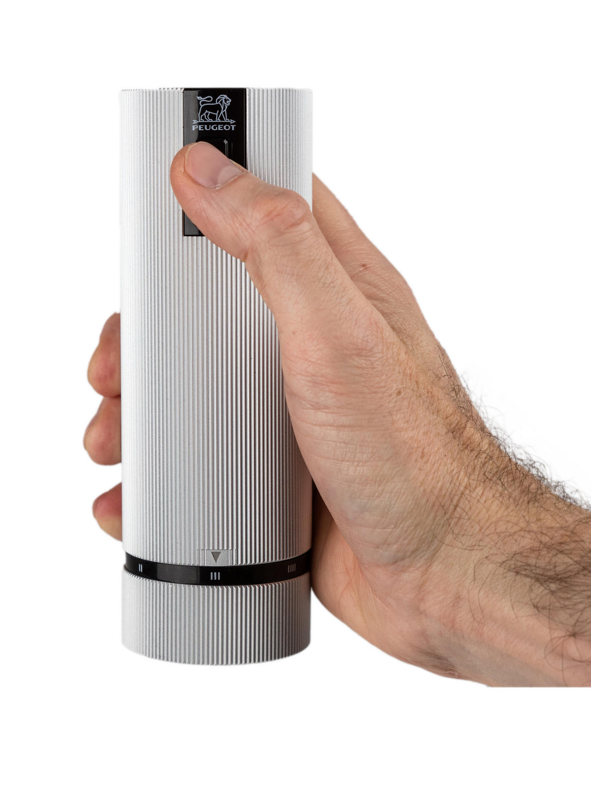 SALZMÜHLE Elektrisch Line 15cm Aluminium Zirkonia-Mahlwerk - Grau, Metall (5.2/15/5.2cm) - PEUGEOT