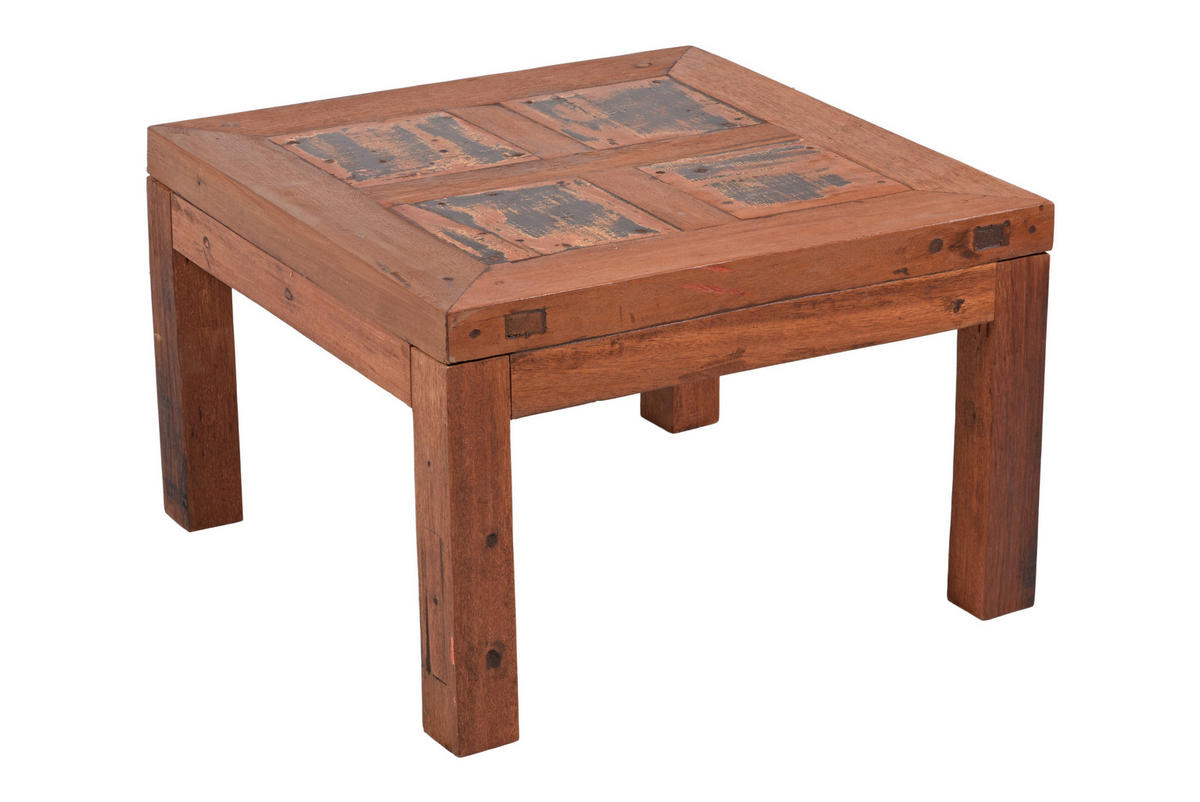 COUCHTISCH Jens Teak Braun 45x70x70cm - Braun, Holz (70/70/45cm) - DELUKE