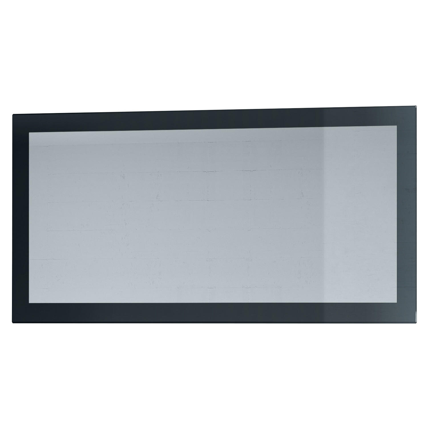 SPIEGEL Lima Schwarz Hochglanz - Schwarz Hochglanz, Holzwerkstoff (110/52/2cm) - Vladon