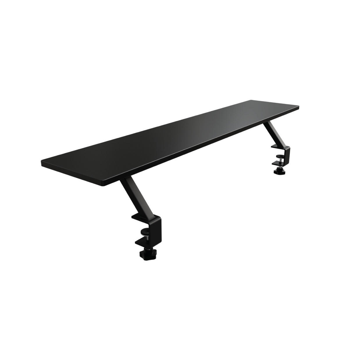 SCHREIBTISCHAUFSATZ Arena 111/23/15 cm Schwarz - Schwarz, Metall (23/111/15cm) - Arozzi