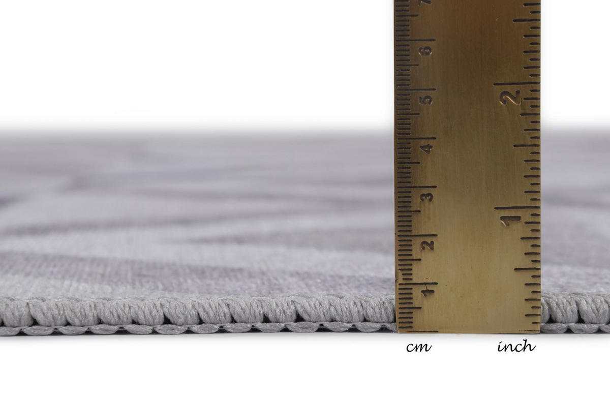 KURZFLORTEPPICH Serena 50x80 cm - Grau, Textil (50/80cm) - Gino Falcone