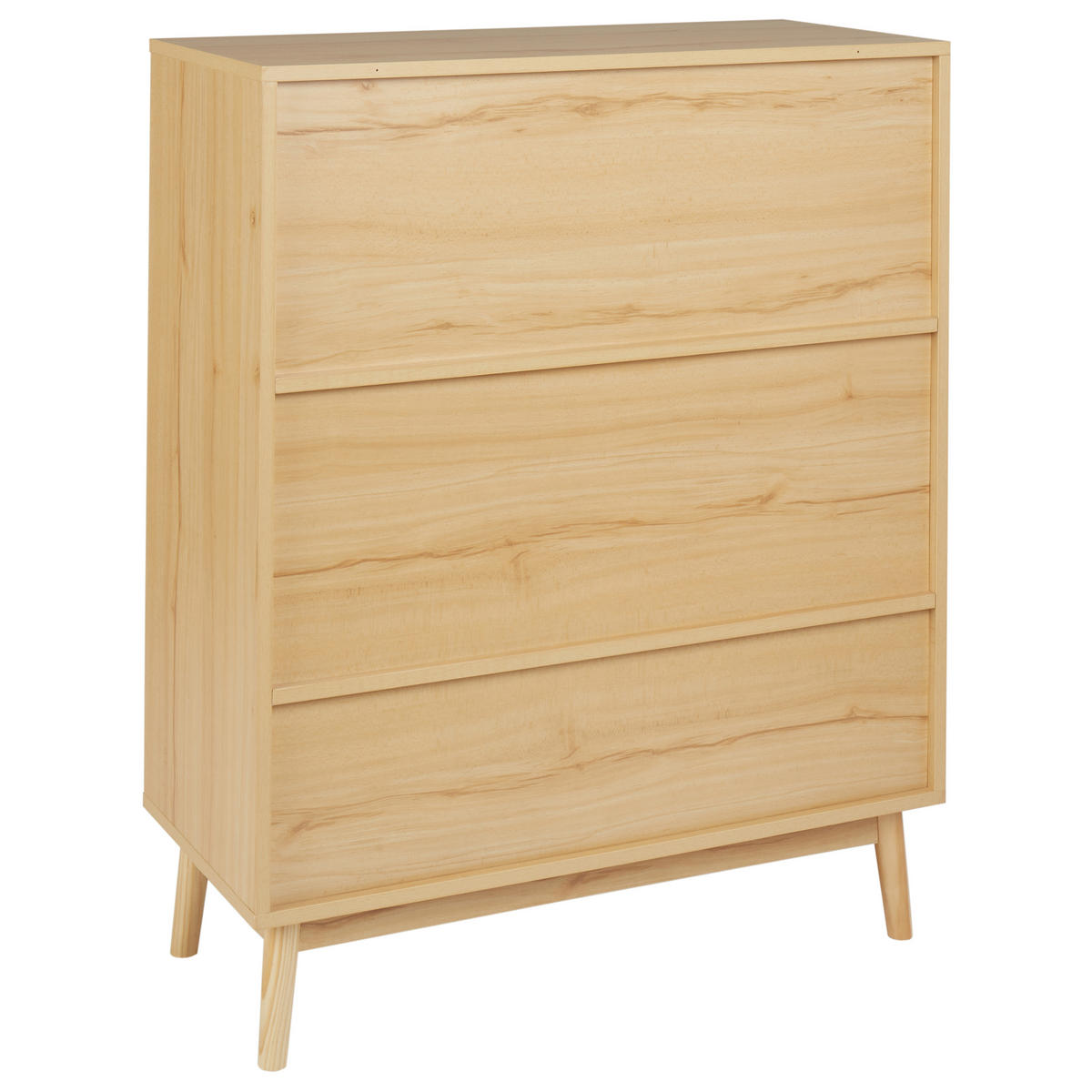SCHUHSCHRANK Rattan Hellbraun Perote - Hellbraun, Naturmaterialen (80/97/35cm) - Beliani