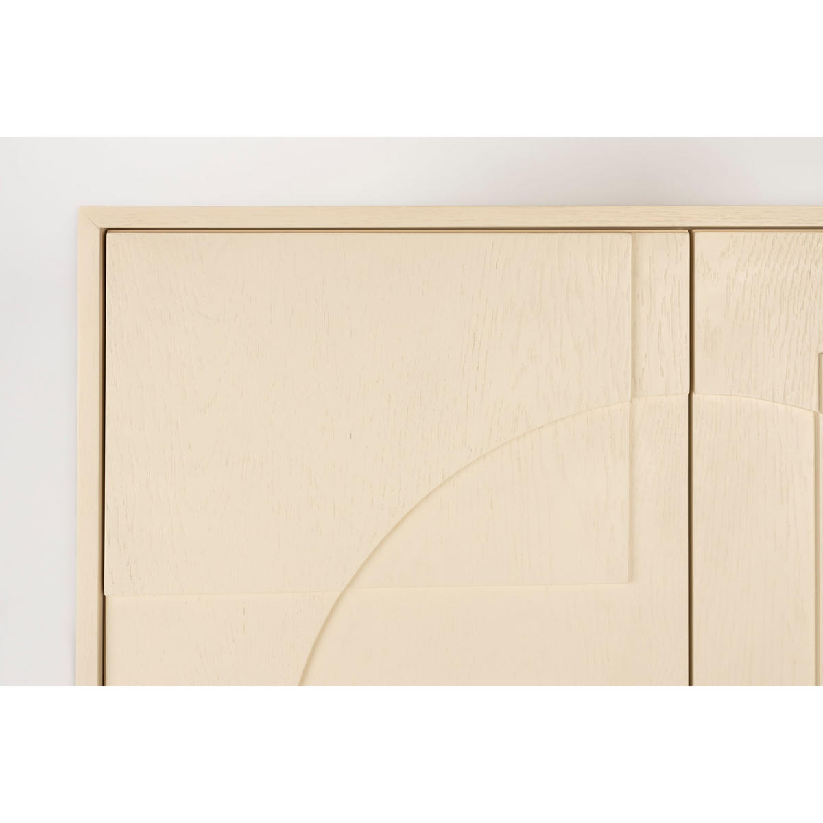 AUFBEWAHRUNGSSCHRANK Faces Holz Beige - Beige, Holzwerkstoff (100/140/45cm) - Zuiver