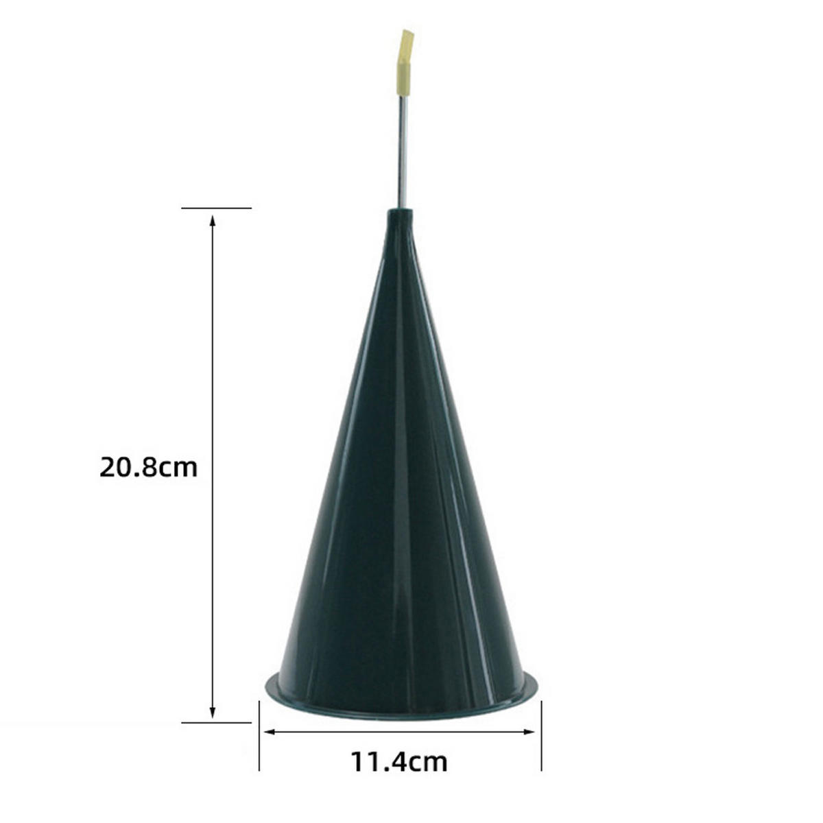 VASE 20,8 cm - Grün, Kunststoff (20.8cm) - LIBRATON