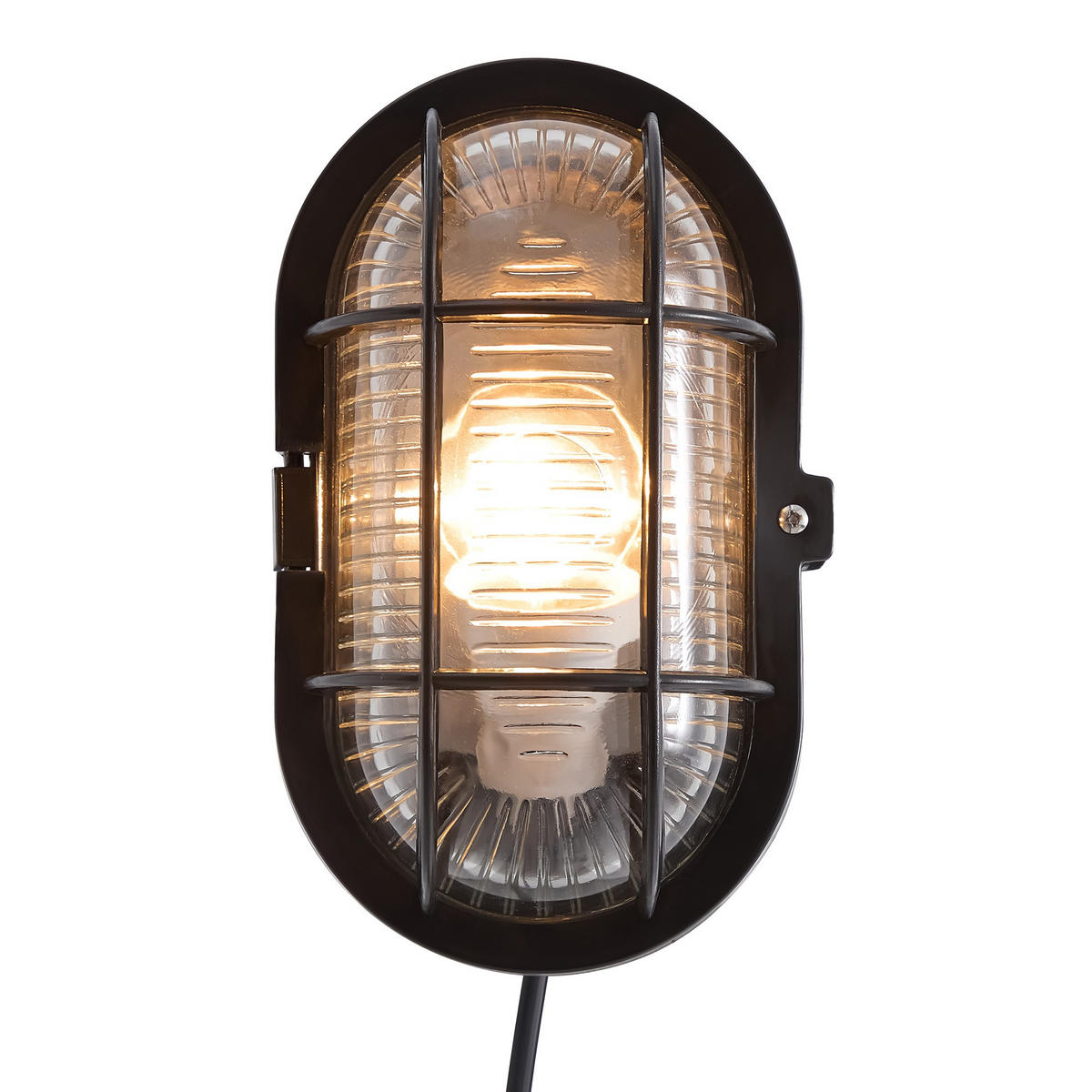 WANDLEUCHTE Skotlampe - Schwarz - 10/18 cm - Schwarz, Kunststoff (10/18/18cm) - Nordlux