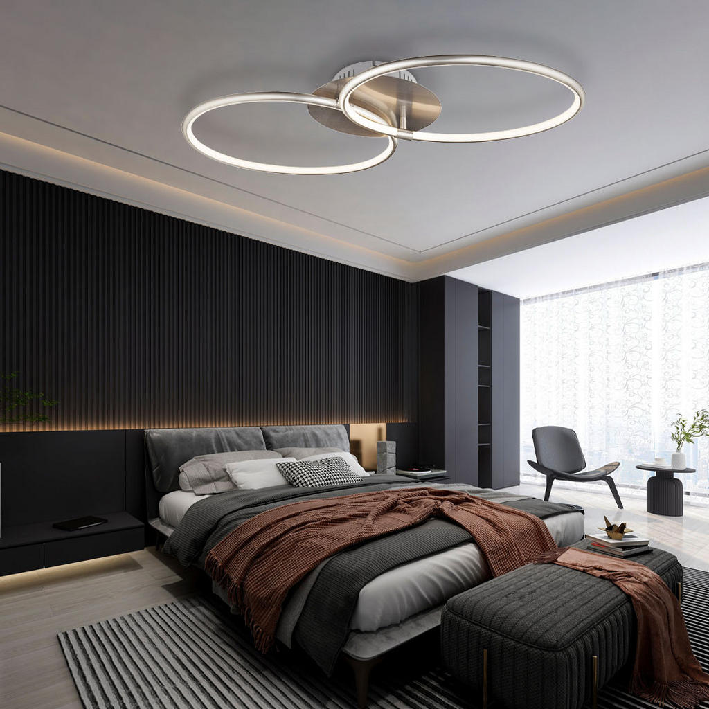 Thumbnail - Globo Lighting Led, Silber, Metall, Kunststoff, Oval, LED integriert, 40x8.6x70 cm, Lampen & Leuchten, LED Beleuchtung, ...