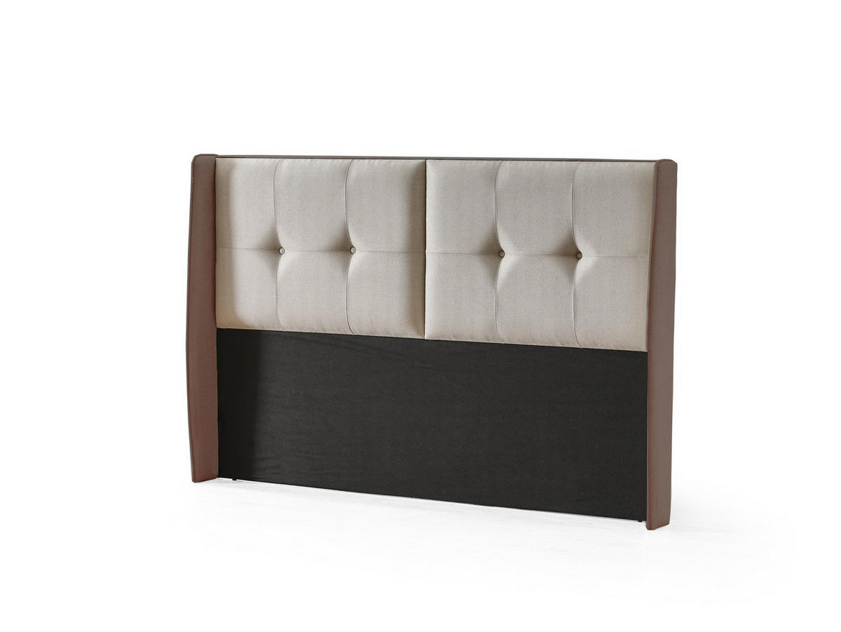 POLSTERBETTSET Serena 100x200 Beige - Beige, Textil/Metall (100/200cm) - Villa Möbel