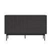 SIDEBOARD Olar Holzoptik Esche Portland Schwarz 154 cm - Goldfarben/Schwarz, Holzwerkstoff/Metall (154/92.5/38cm) - Selsey