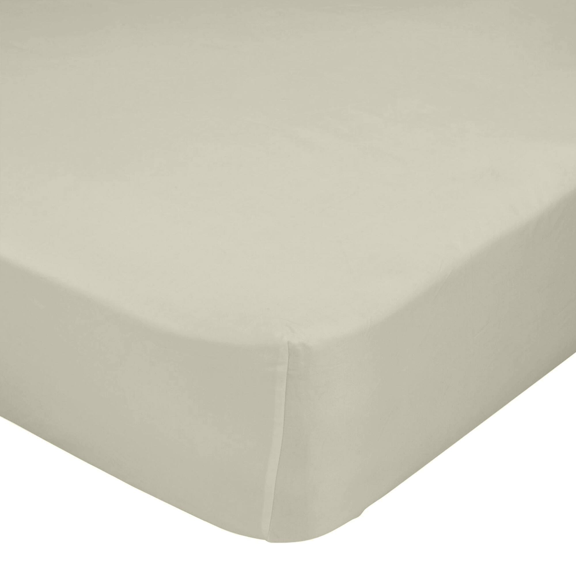 SPANNBETTTUCH basic 160x200x32 cm beige - Beige, Textil (160/200cm) - Happy Friday