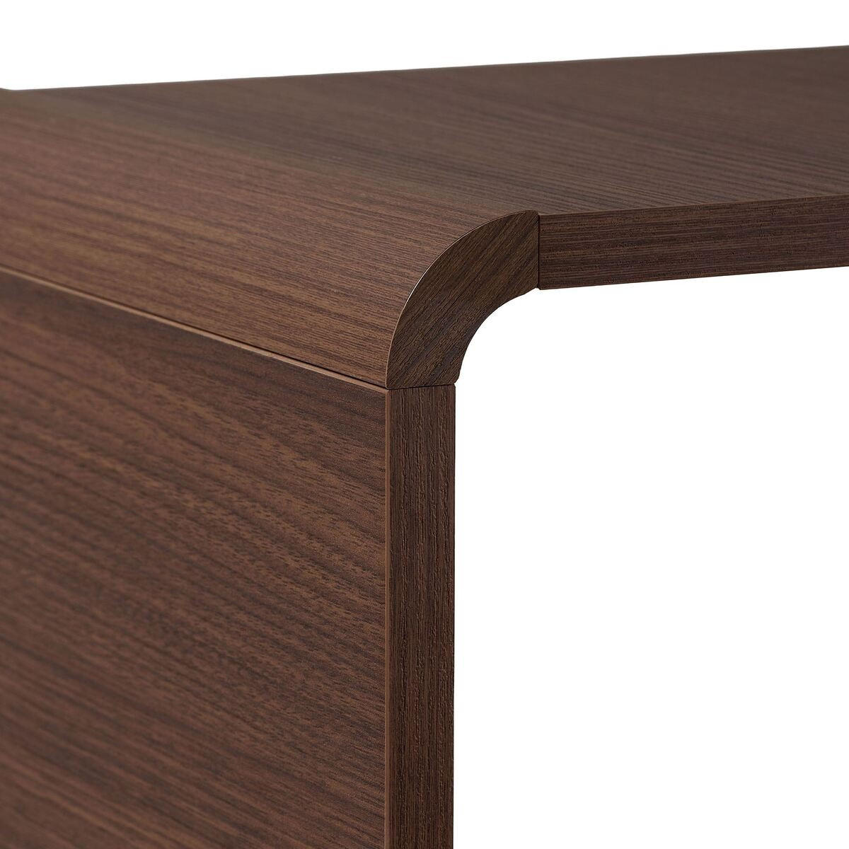 REGAL 1 Schublade, 4 offenen Fächern mit abgerundeten Kanten 34/154/78 cm - Naturfarben, Holzwerkstoff (34/154/29cm) - Calicosy