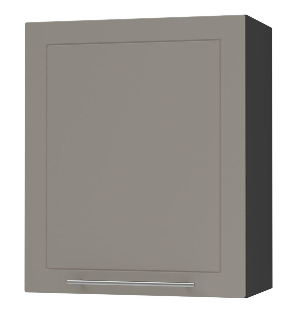 KÜCHENHÄNGESCHRANK Kvantum W2/60 Beige Matt / Schwarz Matt 60 / 32,5 / 72cm - Beige/Schwarz, Holz/Holzwerkstoff (60/72/32.5cm) - Feldmann-Wohnen